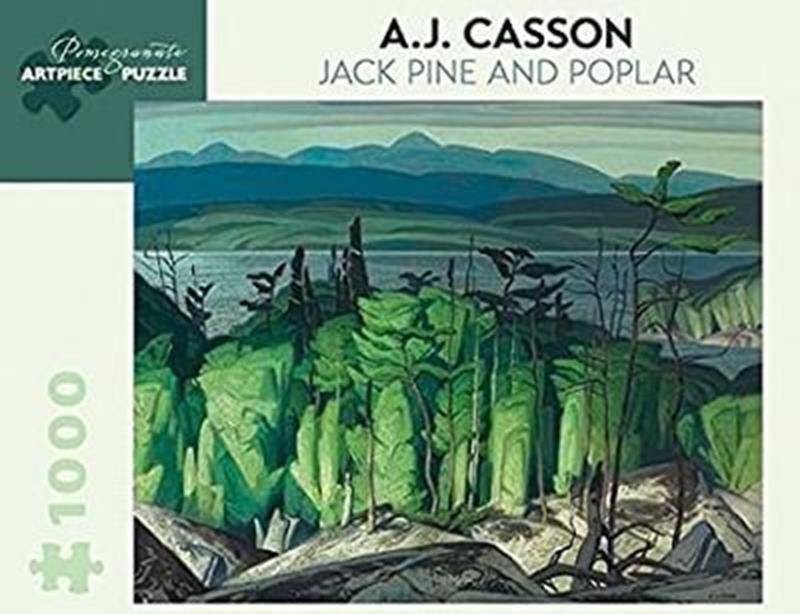 AJ Casson Jack Pine and Poplar 1000 Pc Puzzle,AA849